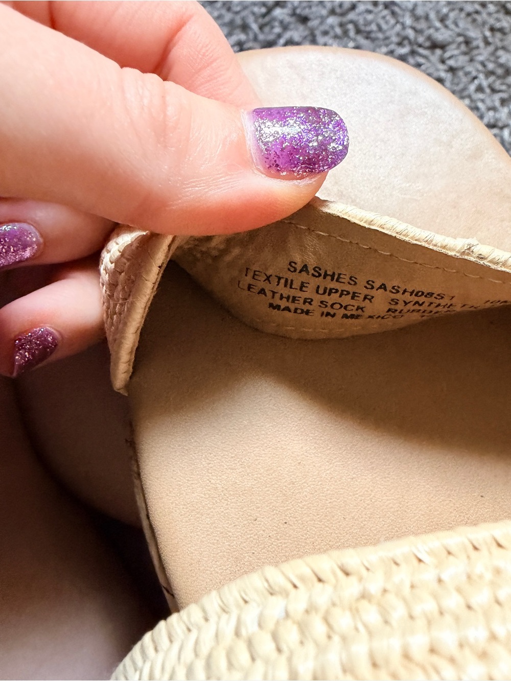 Steve Madden Beige Woven Cork Platform Sandals size 10 - Picture 5 of 7